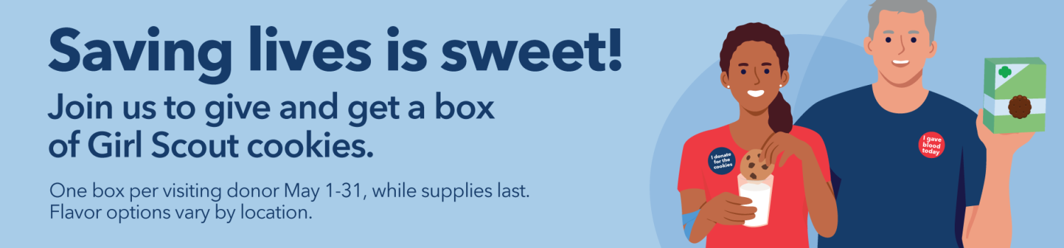 NYBC Girl Scout Cookies promo info for May 2025