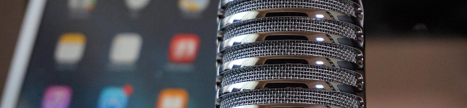 Microphone and iPad