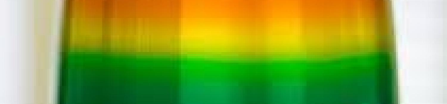 A density jar rainbow Rainbow in a jar